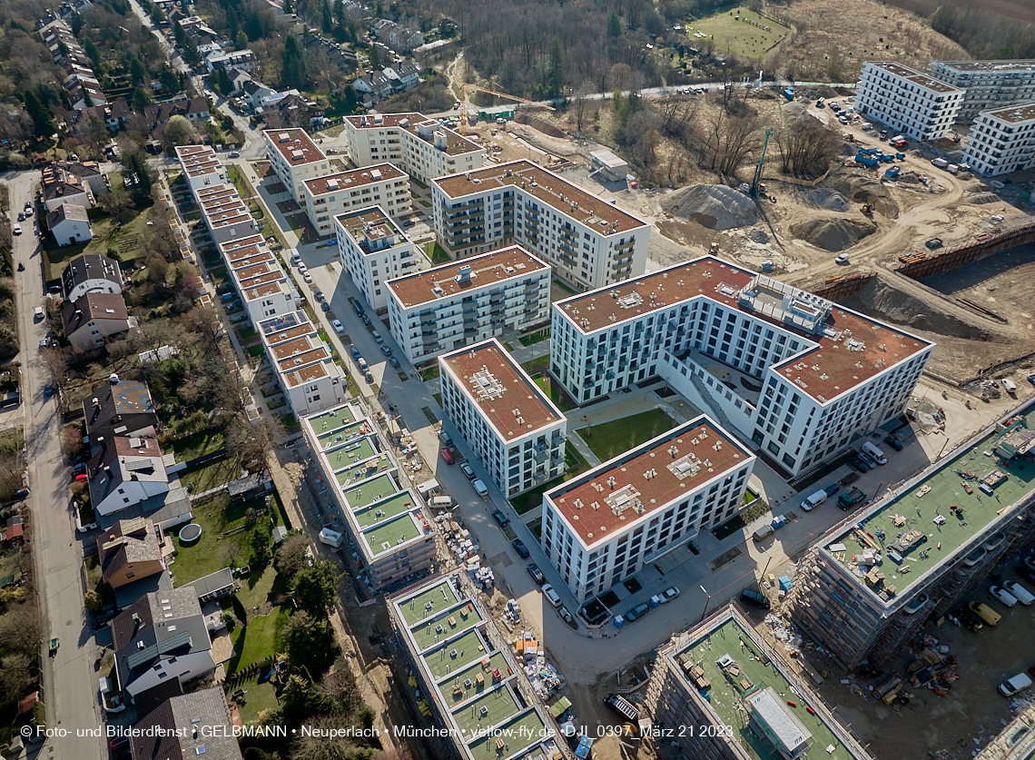 22.03.2023 - Baustele und Wohnanlage Alexisquartier